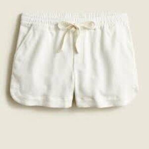J.Crew Natural Soft Denim Drawstring Sweat Shorts - Large - MF0284